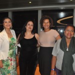 Januaria Barbieri, da MSC, Luciana Costa e Denise Machado, da Clube Turismo e Maria do Carmo Machado