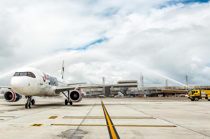 JetSmart iniciou operações no Brasil nesta sexta.