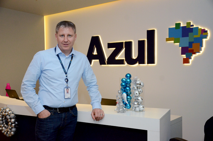 Azul e Latam anunciam codeshare e acordo para programas de fidelidade 2 John Rodgerson, CEO da Azul Linhas Aéreas (Foto: Eric Ribeiro)