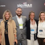 Katia Frias, da American Airlines, Diogenes Toloni, da American Airlines, Mari Masgrau, do M&E e Simone Kruguer, da American Airlines