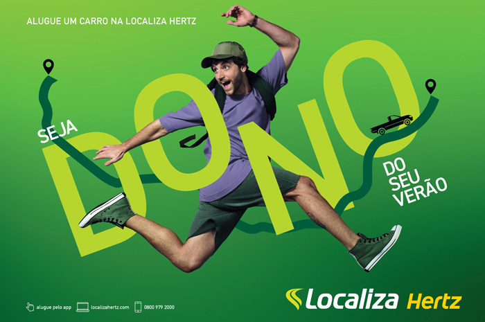 Localiza Hertz lança nova campanha para férias de verão 1 Localiza anuncia nova campanha publicitária para férias de verão