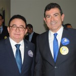 Manoel Linhares, presidente da ABIH Nacional, com Alexandre Pereira, secretário de Turismo de Fortaleza