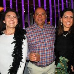 Maria Hulsewe, da North America, Wellington Neves, da Belletur, e Andrea Teixeira, da Alliance Travel