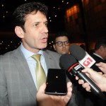 Ministro do Turismo, Marcelo Álvaro Antônio, deu entrevista coletiva durante o evento