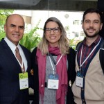 Nelson de Oliveira da Alitalia; Joyce Peixoto e Rafael Dantas da South African Airways