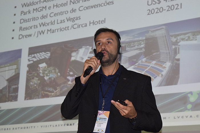 Neto Fernandes, gerente de Mice do Las Vegas Convention and Visitors Authority para a América do Sul