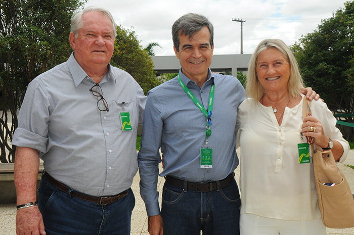 Paulo Henrique Pires, da Localiza, recebeu Roy Taylor e Rosa Masgrau, do M&E, na sede em Belo Horizonte