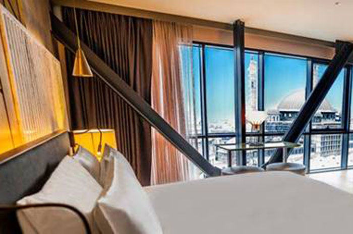 Quarto do Sofitel Istanbul Taksim