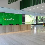 Recepção do prédio da Localiza