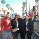 Renato Gonçalves, Alessandra Santos e Juliana Mesanelli, da Universal, com Jacqueline Miranda, da Copa Airlines