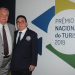 Roy Taylor, do M&E, e Manoel Linhares, da ABIH Nacional