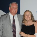 Roy Taylor, do M&E, e Marlene Novaes, da Ilhas Turísticas Brasileiras
