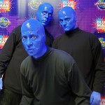 Segundo dia do fam tour da Universal terminou com apresentação do Blue Man Group