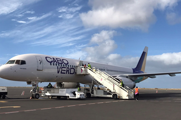 Cabo Verde recebe terceira aeronave com nova imagem da companhia 1 cabo verde terceiro avião