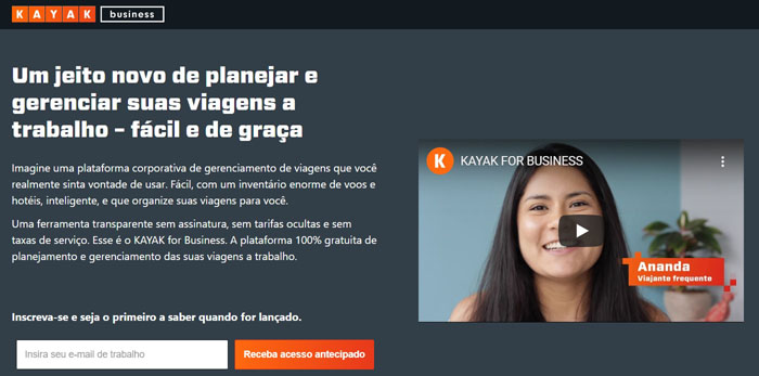 Kayak lança nova plataforma de viagens corporativas 1 kayak