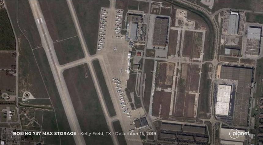 Fotos de satélite revelam dezenas de B737 MAX não entregues no Texas 2 20191231161332