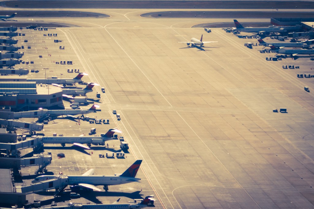 Photo I took as my flight took off out of Atlanta International Airport.