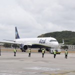A321 se preparando para a decolagem rumo à Viracopos, em Campinas