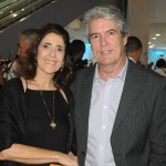 Conor John, presidente da Associação das Agências Operadoras de Receptivos da Bahia, com sua esposa Clelia Aquino