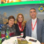 Danielle Novis, do Maceió CVB, Katja Becker, da Embratur, e Rafael Brito, secretário de Desenvolvimento Econômico e Turismo de Alagoas