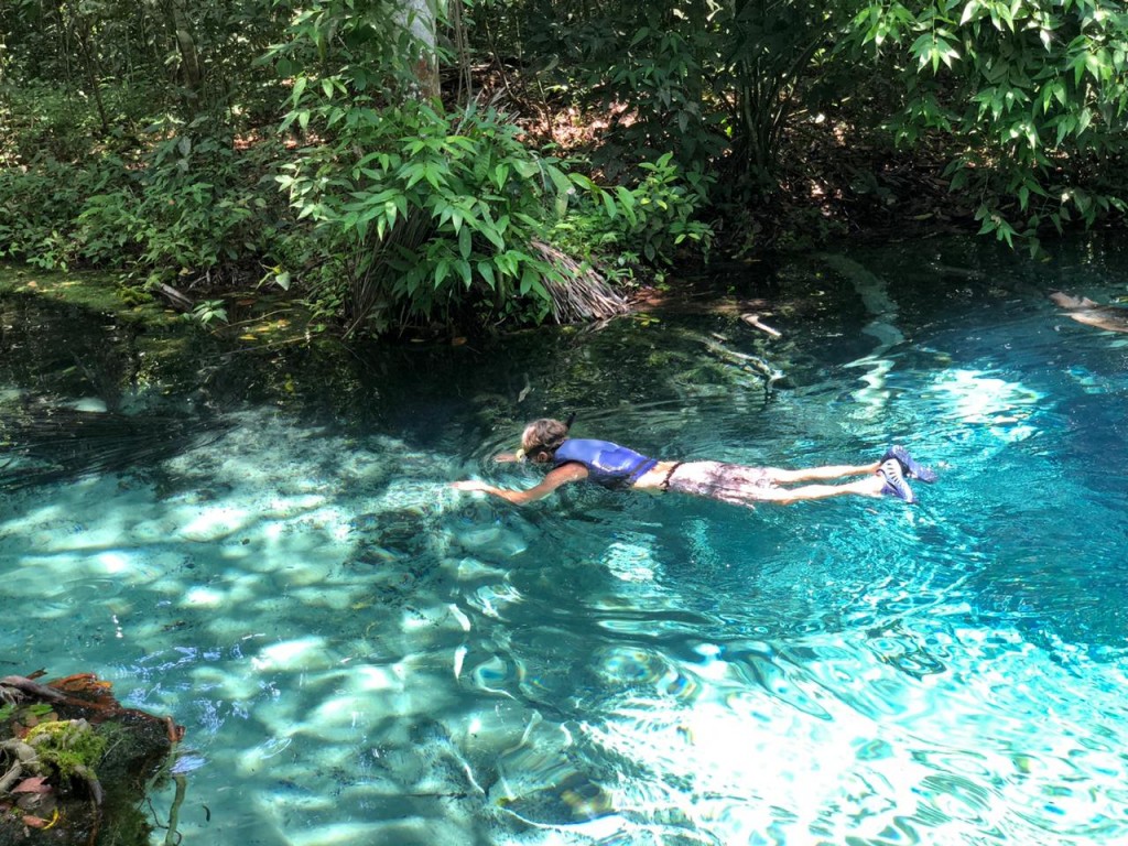 Flutuação no Rio Salobra