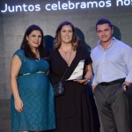 Gabriela Mundim e Igor Miranda, da Latam, com Bruna Heusi, da Trip Service Gabriela Mundim e Igor Miranda, da Latam, com Bruna Heusi, da Trip Service