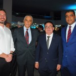 Gustavo Binardi, da Reed, Fernando Brandão, da Salvador Destination, Manoel Linhares, da ABIH, e Luciano Lopes, da ABIH BA