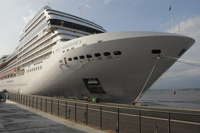 Cruzeiro de volta ao mundo da MSC chega ao Brasil; veja fotos 1 Magnifica agora segue para Buenos Aires em sua viagem de volta ao mundo
