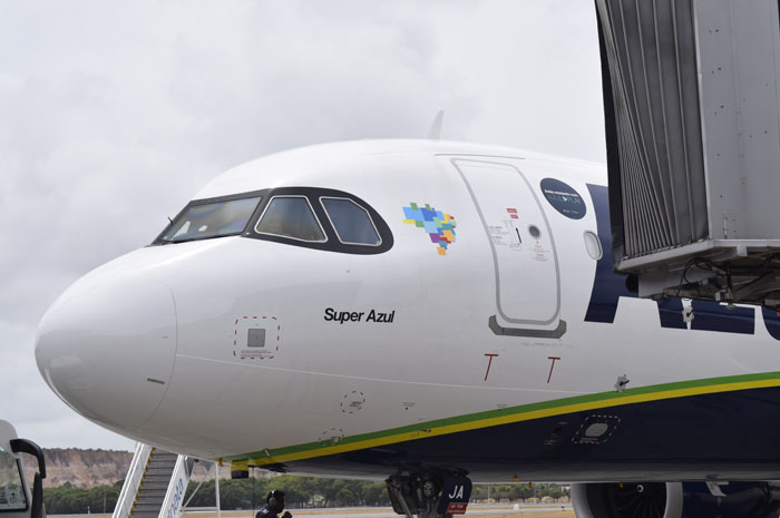 Modelo é o mais novo avião da frota Azul