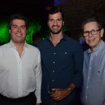 Rubens Schwartzmann, da Costa Brava, entre Juarez Cintra Neto e Cassio Oliveira, da Ancoradouro Rubens Schwartzmann, da Costa Brava, entre Juarez Cintra Neto e Cassio Oliveira, da Ancoradouro