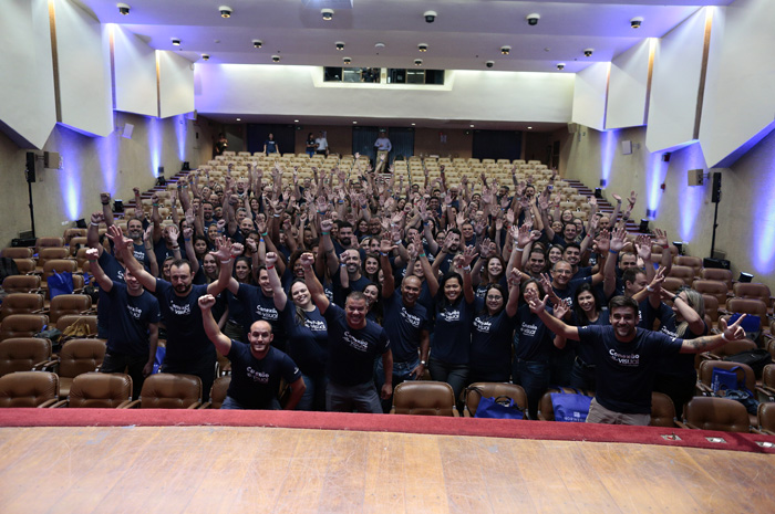 Visual Turismo reúne colaboradores para apresentar metas e estratégias para 2020 O evento reuniu 200 colaboradores e apresentou as metas da operadora para 2020