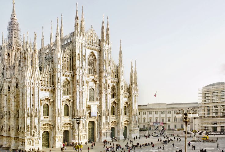 Itália reabre lojas, restaurantes, igrejas e museus após lockdown 1 Dôme de Milan - Milan - Lombardie - Italie