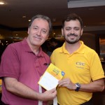Algacir Sanches, da TS Tour, e Paulo Oliveira, da CVC Algacir Sanches, da TS Tour, e Paulo Oliveira, da CVC