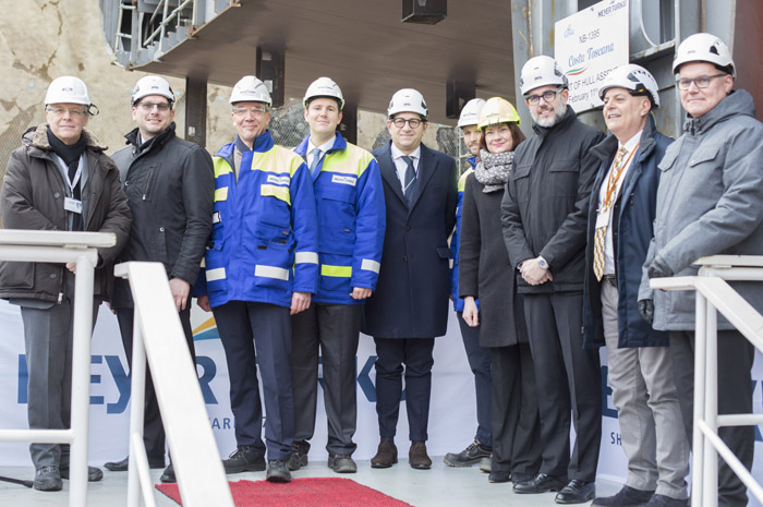Construção do casco do Costa Toscana tem início na Finlândia 1 Cerimônia reuniu executivos da Costa Cruzeiros e do estaleiro Meyer Turku na Finlândia
