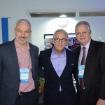 Fabio Parlatore, da Central de Eventos, Otavio Neto, do Grupo Radar, e Edmar Bull, da Copastur