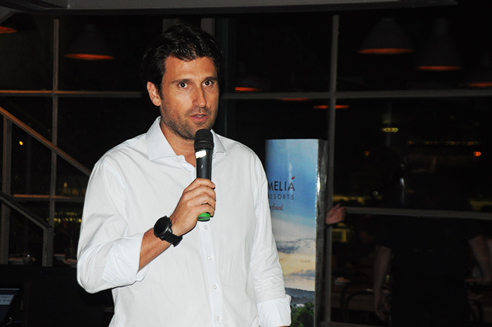 Fernando Gagliardi, da Meliá, em evento de capacitação no Rio