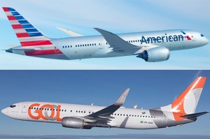 Gol e American Airlines anunciam acordo de codeshare