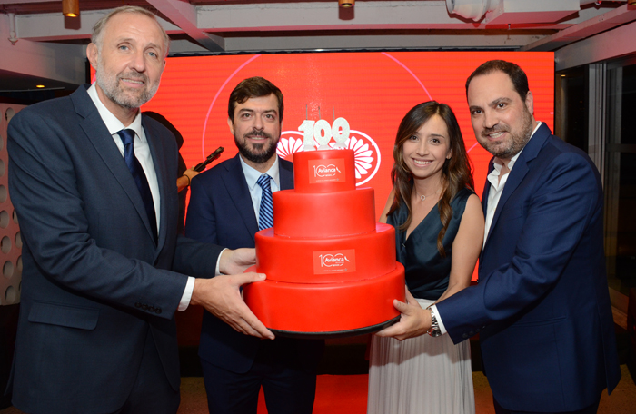 Avianca reúne parceiros do Brasil para celebrar seus 100 anos; fotos 1 Gustavo Esusy, Renato Covelo, Carolina Avella Angel, Nissim Jabiles, da Avianca