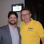 João Faria, do Iberostar, e Douglas Silva, da CVC João Faria, do Iberostar, e Douglas Silva, da CVC