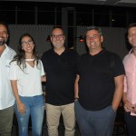 Leonardo Calvano, da Visual, Taiane Bastos, da Trend, Marcos Bastos, da CVC, e Fernando Zavallo e Flavio Valle, da Via Capi Leonardo Calvano, da Visual, Taiane Bastos, da Trend, Marcos Bastos, da CVC, e Fernando Zavallo e Flavio Valle, da Via Capi