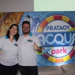 Mariana Mello e Roberto Afarelli, do Pratagy Beach