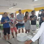 Negralinda ensinou aos participantes do fam a fazerem o famoso pastel de Sururu Negralinda ensinou aos participantes do fam a fazerem o famoso pastel de Sururu