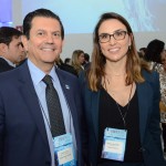 Otavio Leite, secretário de Turismo do Rio de Janeiro, e Milena Palumbo, da GL Events