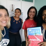 Pryscilla di Masi, executiva de Vendas da Trend e Luciana Longo, da Avianca, visitam a Agência Zurich Viagens, em São Paulo