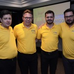 Roberto Vertemati, Douglas Silva, Paulo Oliveira, e Fabrizio Cavallini, da CVC