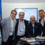 Takao, da Tasa Eventos, Romano Pansera, da Promovisão, Ibrahim Tahtouh, da IT Mice, Armando Arruda, da Ubrafe, e Alexandre Sampaio, da FBHA