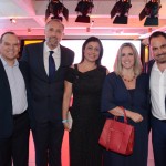 Vicente Brasil, da CVC Corp, Gustavo Esusy, Luciana Longo e Nissim Jabiles, da Avianca, e Lucimar Reis, da CVC Corp