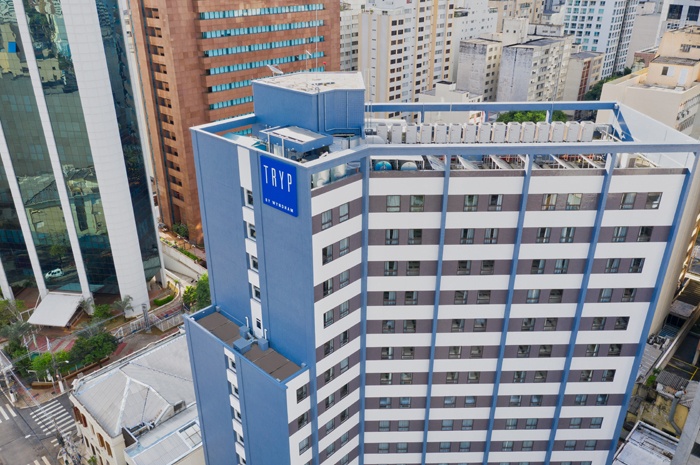 Vista aérea do TRYP by Wyndham São Paulo Paraíso