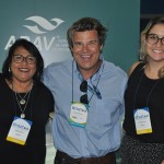 Adriana Sena e Janaina Lima, da Abav-RJ, com Mauricio Werner, da Riotur