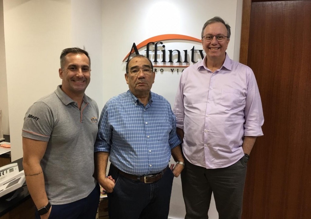 Alexandre Lança, diretor de Marketing e Eventos_ Marilberto França, CEO_ e José Carlos Menezes, diretor geral da Affinity